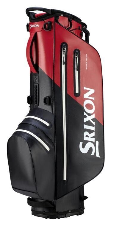 Srixon Waterproof Standbag, schwarz/rot