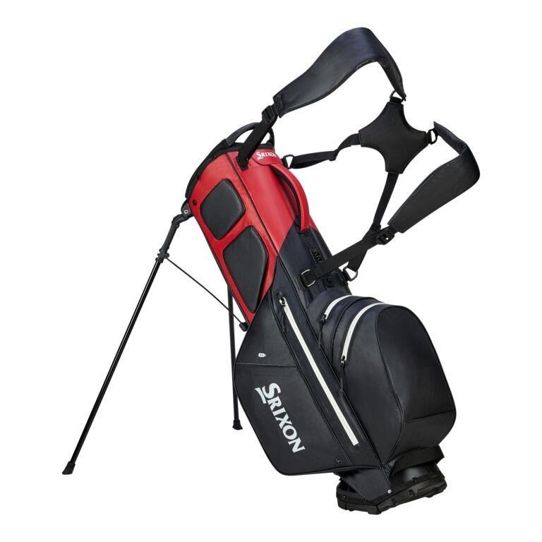 Srixon Waterproof Standbag, schwarz/rot