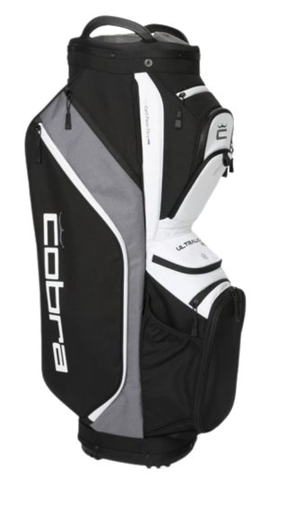 Cobra Ultralight Pro Cartbag, schwarz/weiss