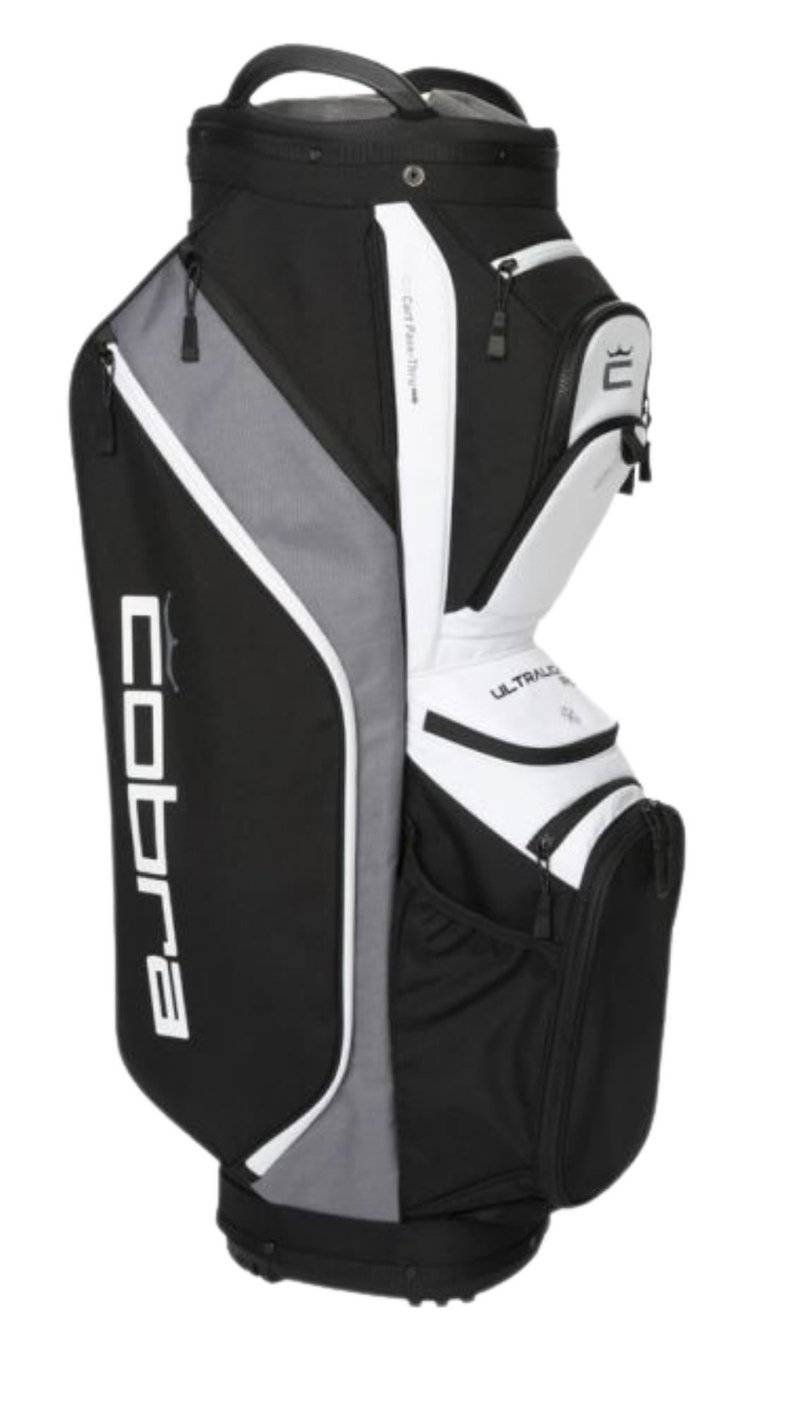 Cobra Ultralight Pro Cartbag, schwarz/weiss