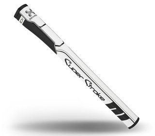 SuperStroke Traxion Wrist Lock putter grip, schwarz/weiss