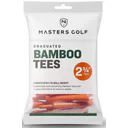 Masters Graduated Bamboo tee 70 mm, orange, 20 Stk.