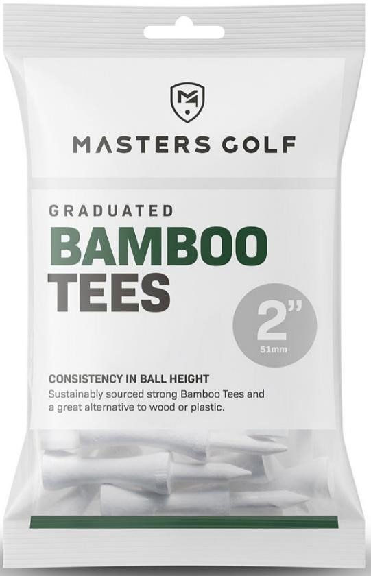Masters Graduated Bamboo tee 51 mm, weiss, 20 Stk.