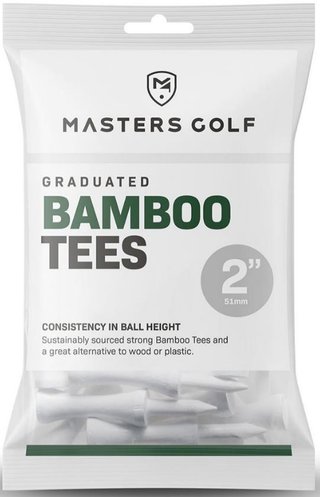 Masters Graduated Bamboo tee 51 mm, weiss, 20 Stk.