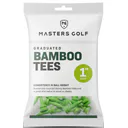 Masters Graduated Bamboo tee 25 mm, grün, 25 Stk.