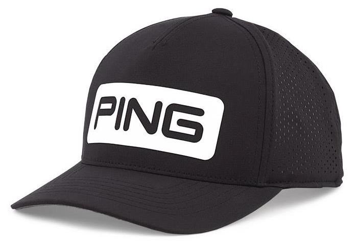 Ping Tour Vented Delta Golf Cap, schwarz