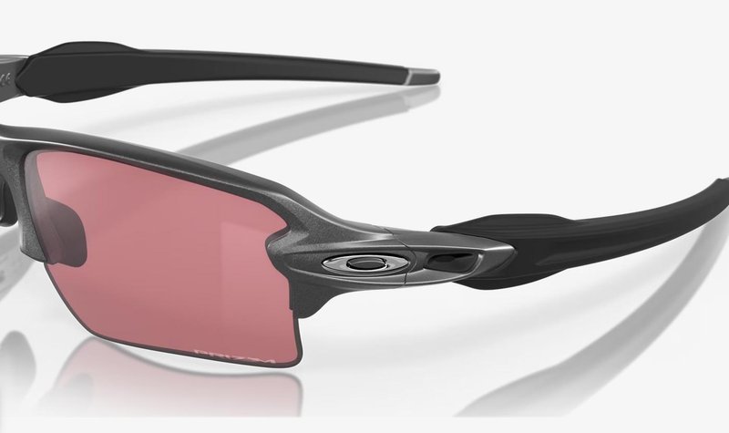 Oakley FLAK 2.0 XL Unisex Sonnenbrille, Prizm Dark Golf Gläser / Steel Rahmen