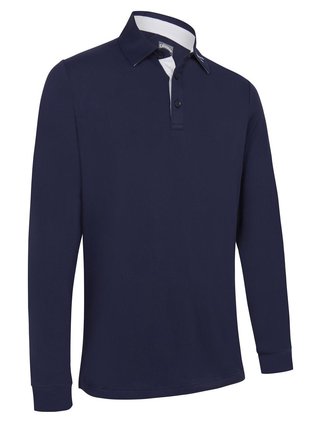 Callaway Long Sleeve Performance Herren Poloshirt, dunkelblau