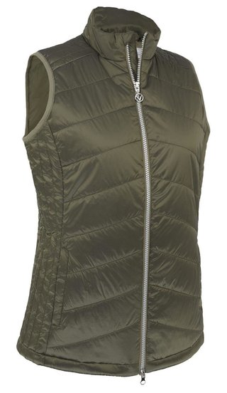 Callaway Primaloft Quilted Damen Weste, industrial green