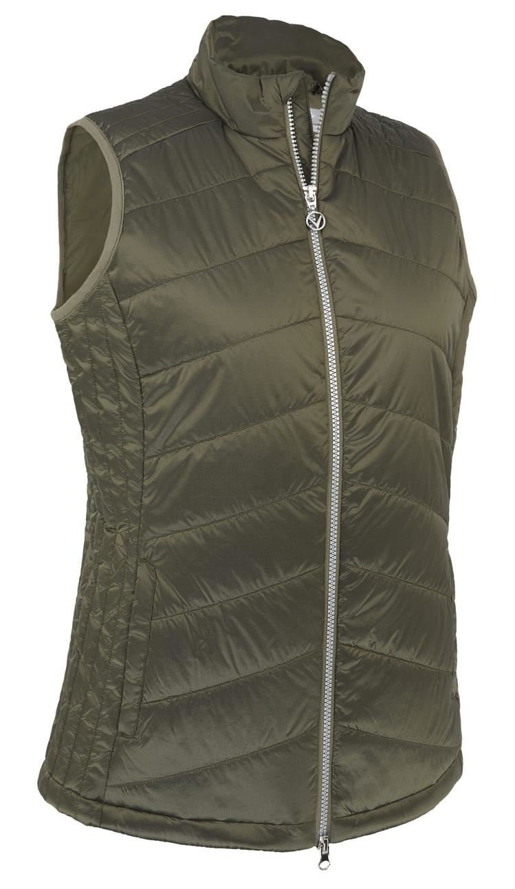 Callaway Primaloft Quilted Damen Weste, industrial green