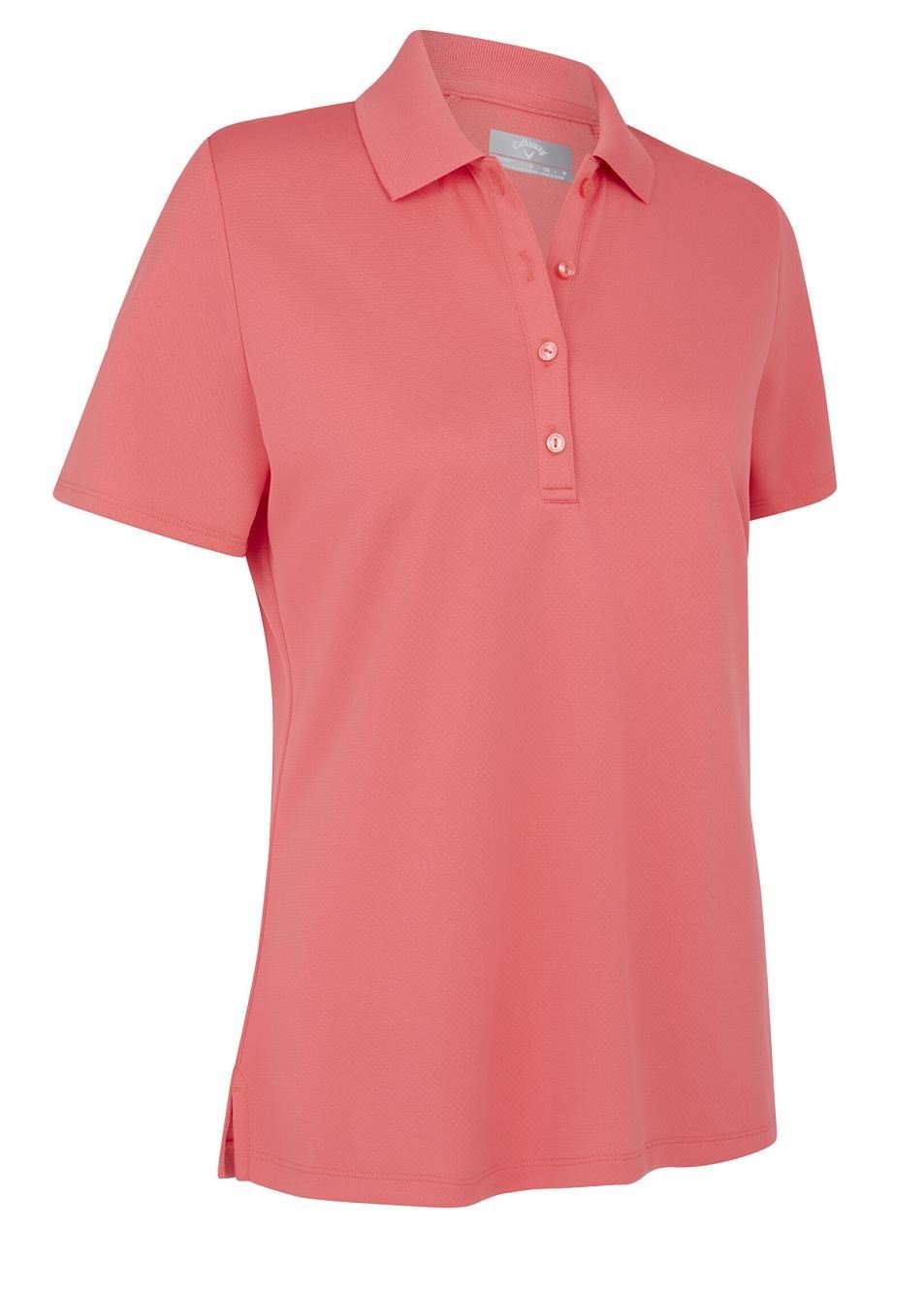Callaway Swingtech Solid Damen Poloshirt, coral paradise