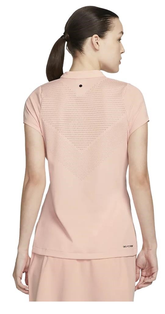 Nike Dri-FIT ADV Ace Damen Poloshirt, hellorange