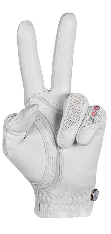 Zoom Sun Style Damen Golfhandschuh, weiss