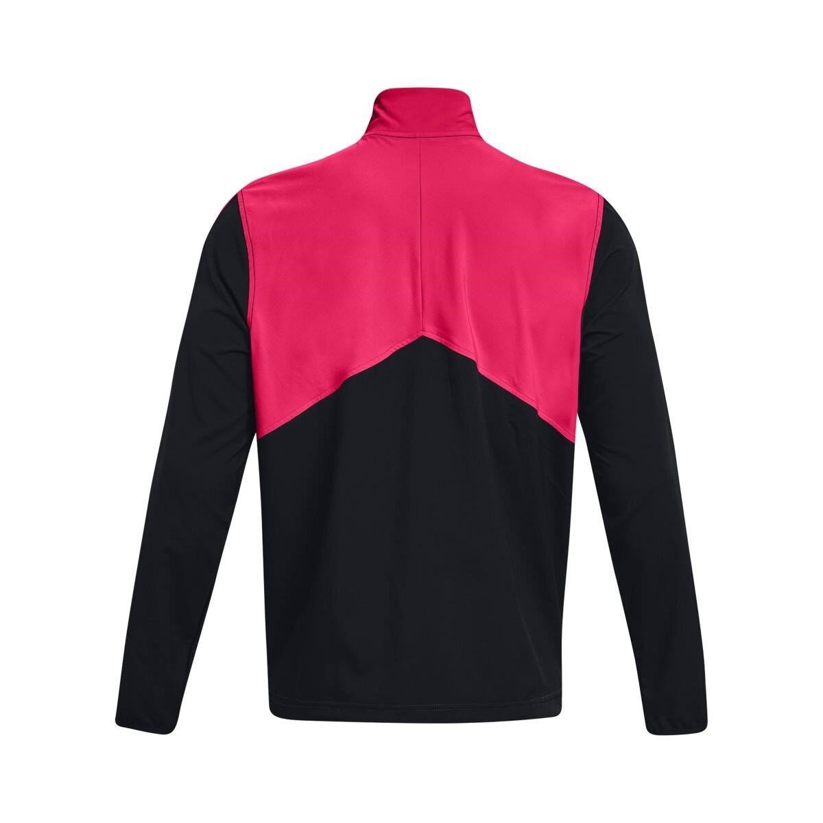 Under Armour Storm Windstrike 1/2 Zip Herrenjacke, schwarz/grau/rosa