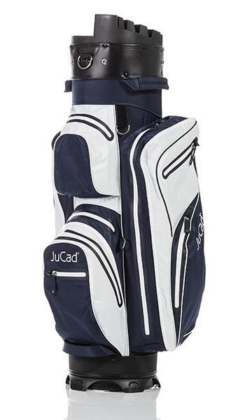 JuCad Manager Dry Cartbag, weiss/dunkelblau