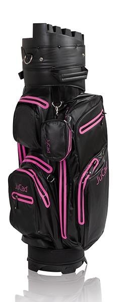 JuCad Manager Dry Cartbag, schwarz/rosa