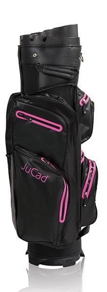 JuCad Manager Dry Cartbag, schwarz/rosa