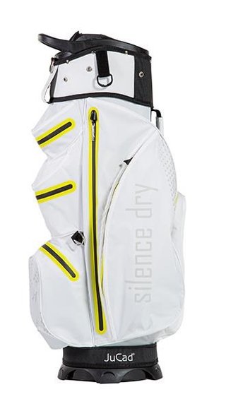 JuCad Silence Dry Cartbag, weiss/gelb