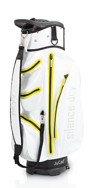 JuCad Silence Dry Cartbag, weiss/gelb