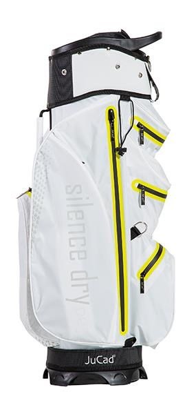JuCad Silence Dry Cartbag, weiss/gelb