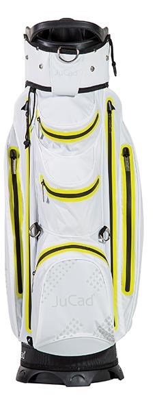 JuCad Silence Dry Cartbag, weiss/gelb