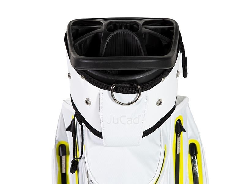 JuCad Silence Dry Cartbag, weiss/gelb