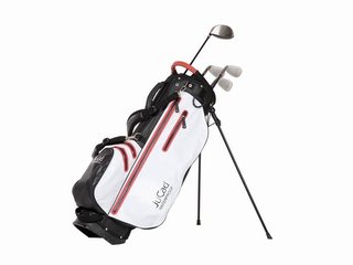 JuCad Bag 2in1 Waterproof, schwarz/weiss/rot