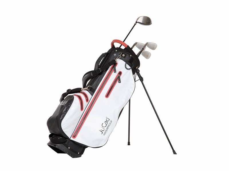 JuCad Bag 2in1 Waterproof, schwarz/weiss/rot