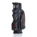 JuCad Silence Dry Cartbag, schwarz/rot
