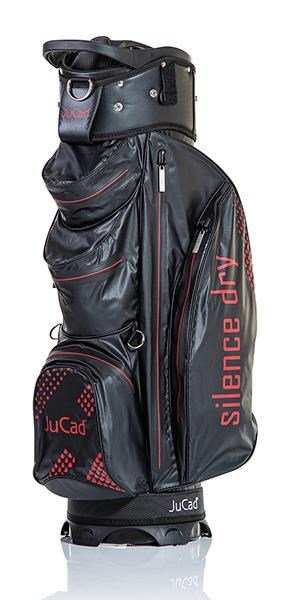 JuCad Silence Dry Cartbag, schwarz/rot
