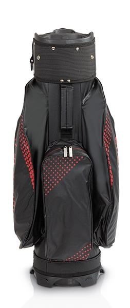JuCad Silence Dry Cartbag, schwarz/rot