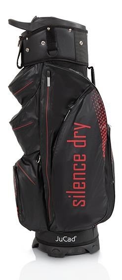 JuCad Silence Dry Cartbag, schwarz/rot
