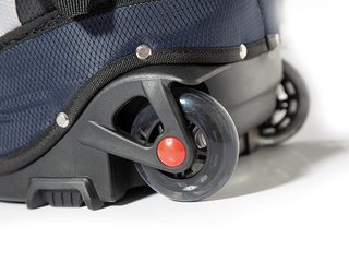 JuCad Bag To Roll Cartbag mit Rädern. dunkelblau/weiss