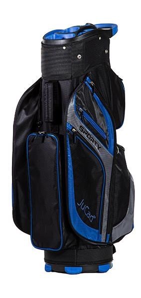 JuCad Sporty Cartbag, schwarz/blau