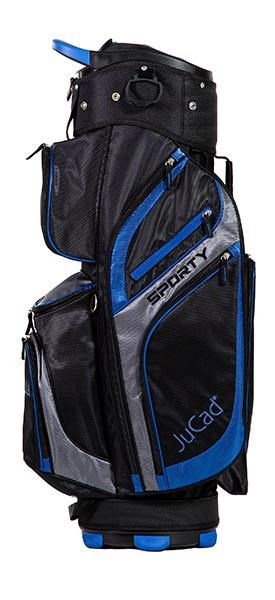 JuCad Sporty Cartbag, schwarz/blau