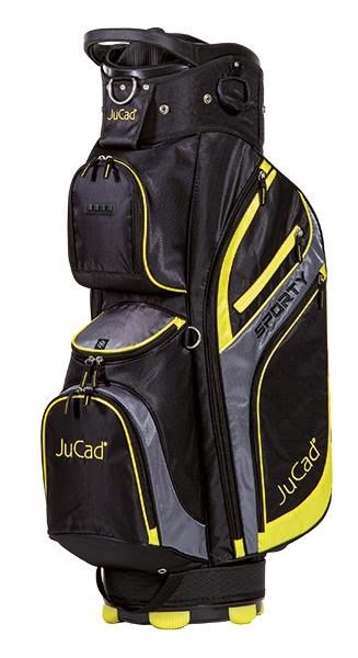 JuCad Sporty Cartbag, schwarz/gelb