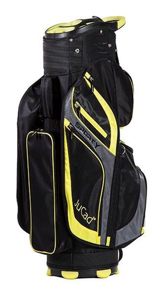 JuCad Sporty Cartbag, schwarz/gelb