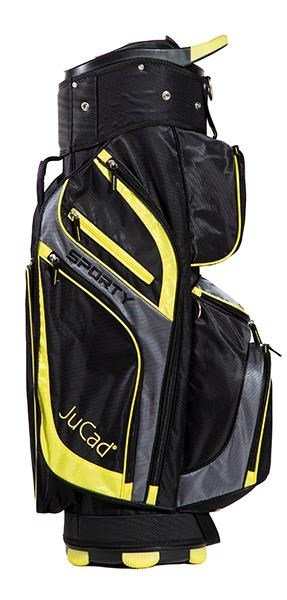 JuCad Sporty Cartbag, schwarz/gelb