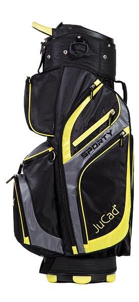 JuCad Sporty Cartbag, schwarz/gelb
