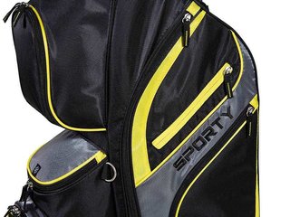 JuCad Sporty Cartbag, schwarz/gelb