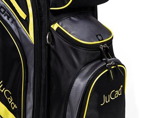 JuCad Sporty Cartbag, schwarz/gelb