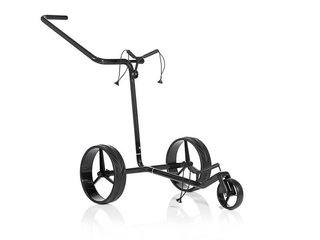 JuCad Carbon Shine 3-wheeled Manuell Golftrolley + Tragetasche