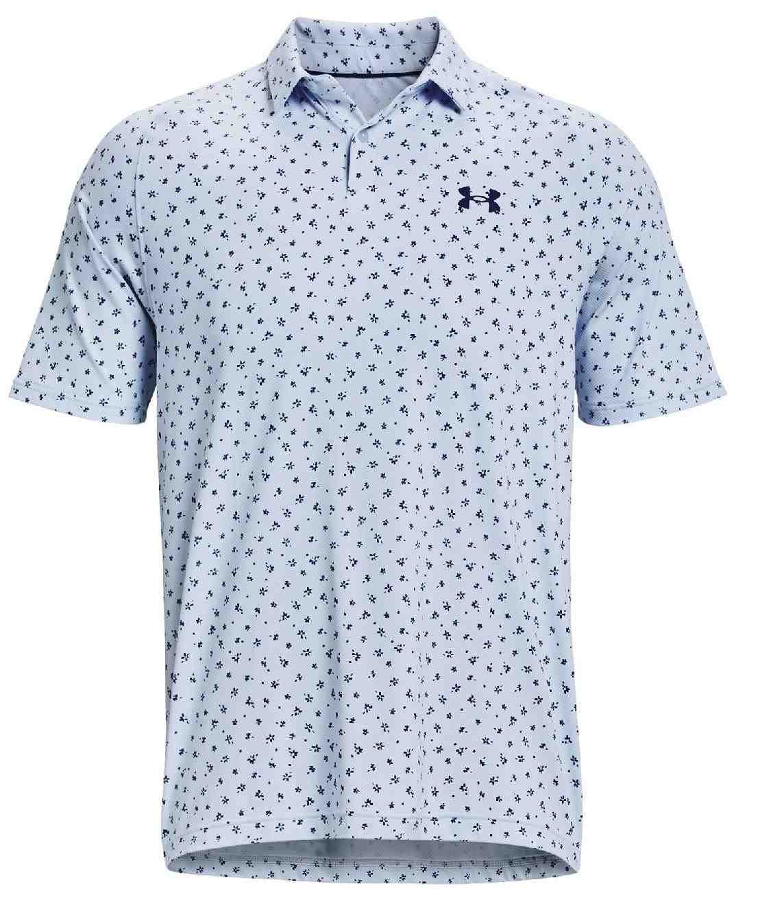 Under Armour Iso-Chill Floral Dash Herren Poloshirt, oxford blue