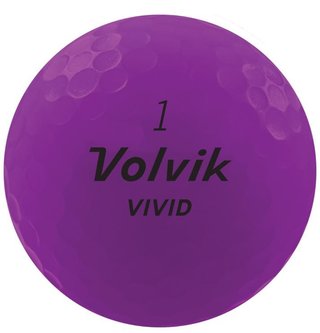 Volvik Vivid Golfbälle, lila