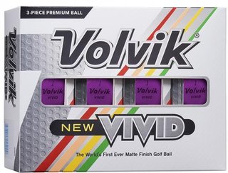 Volvik Vivid Golfbälle, lila