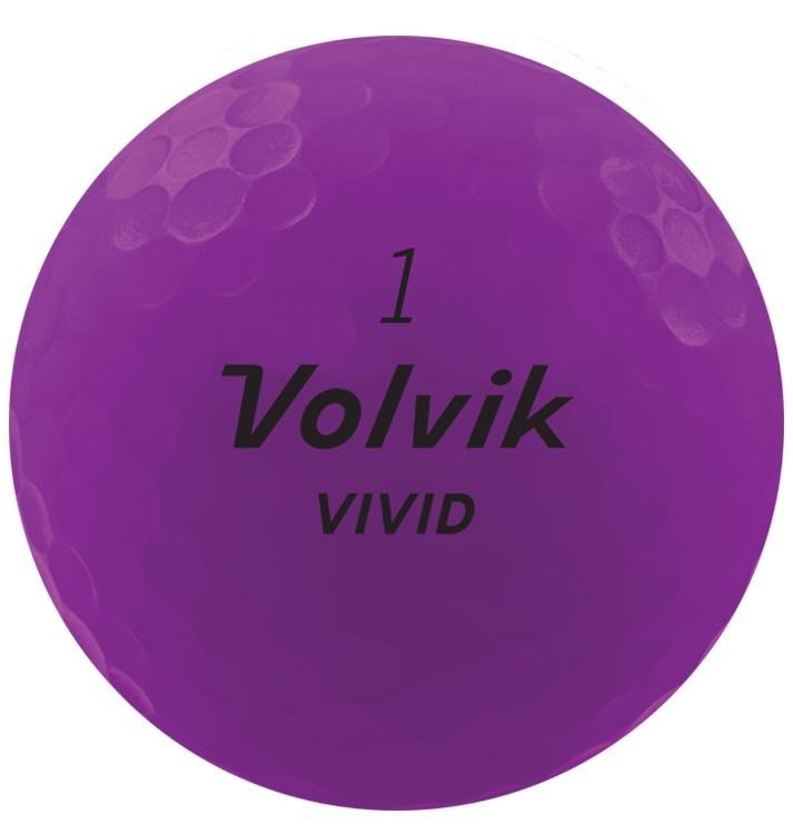 Volvik Vivid Golfbälle, lila