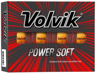 Volvik Power Soft Golfbälle, orange