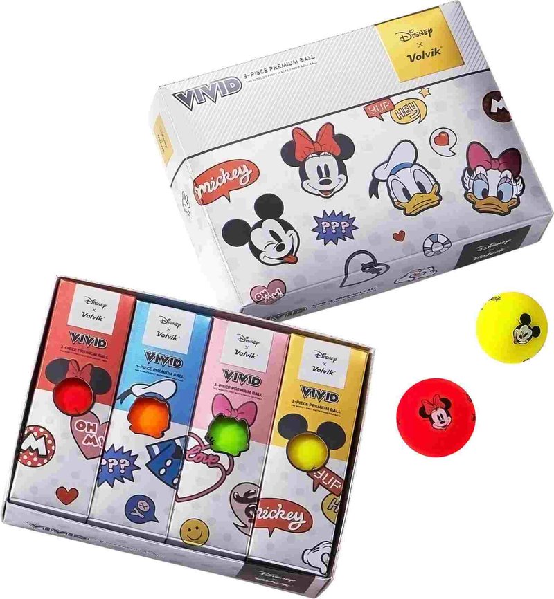 Volvik VIVID DISNEY Mickey+Friends Golfbälle