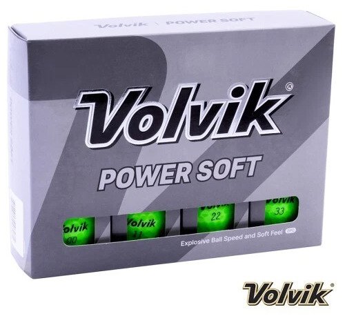 Volvik POWER Soft Golfbälle (12balls), grün