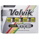 Volvik Vivid Golfbälle, gelb